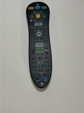 AT&T S30-S1B U-verse TV Remote Control Wireless Black 10m+ Range 2010